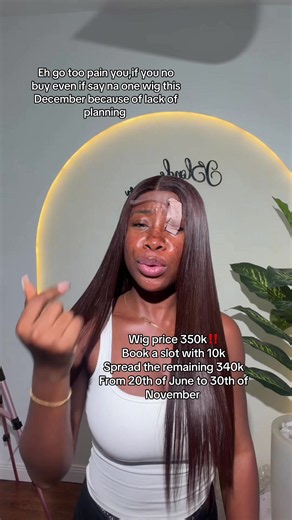 Wig 22inches 200g 2by6 Lace – ₦350,000, Pay in Installments
