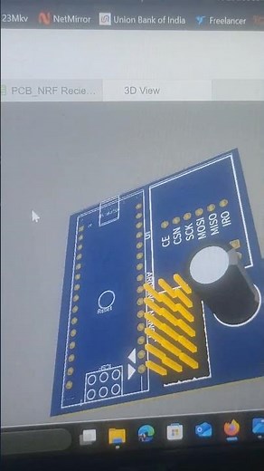 NRF24L01 Receiver 6 channel PCB board, Gerber file available #nrf24l01 #arduino #electronic #freepcb