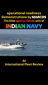 MARCOS Commandos the Elite Special Forces of Indian Navy showing operational readiness demonstrations and dynamic maritime manoeuvres at International Fleet Review (Marcos commandos, indian navy, International fleet review, ifr, ifr 2026, International fleet review, navy, special forces, milan , Milan 2026, navy, vizag, navy ships, navy soldiers, special forces) #indiannavy #marcos #internationalfleetreview #india #indianarmy🇮🇳 | Andhra Adda