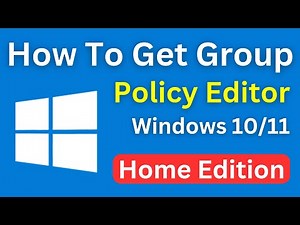 How To Enable The Group Policy Editor In Windows 10 & 11 Home Editions (Easiest Way)