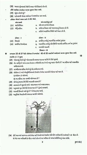std 10 science paper solution 2025/ std 10 vigyan paper solution 2025 / std 10 first exam paper 2025