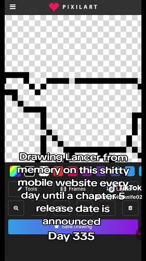 We've got hope #pixilart #drawingfrommemory #lancer #deltarunechapter5 #deltarune