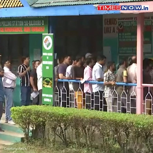 3.5K views · 107 reactions | J&K: People queue up at a polling station in Rajouri Assembly constituency to vote in the second phase of the Assembly elections today. BJP has fielded Vibodh Gupta while Congress has fielded Iftkar Ahmed. #JammuAndKashmir #Polling | TIMES NOW | Facebook