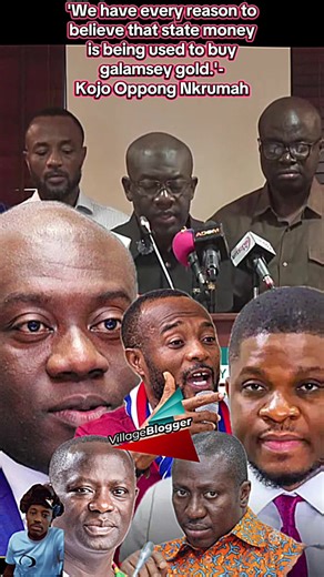 Kojo Oppong Nkrumah: Probe into State Funds and Galamsey Gold