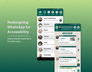 Redesigning Whatsapp for Accessibility: UX case study - Sara Elisa Verona