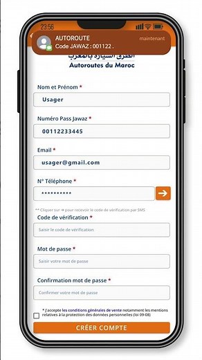 Comment créer votre compte sur l'application Jawaz ?