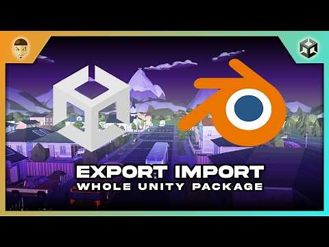 Import Unity Package Into Blender