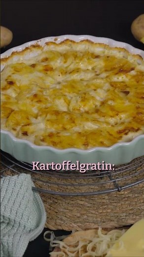 Das perfekte Kartoffelgratin: Cremig und knusprig 😍
