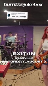 They're bringing everything they've got to Exit/In on 8/3! Get your tickets today to catch Burn the Jukebox! ️: ExitIn.com | EXIT/IN | Facebook