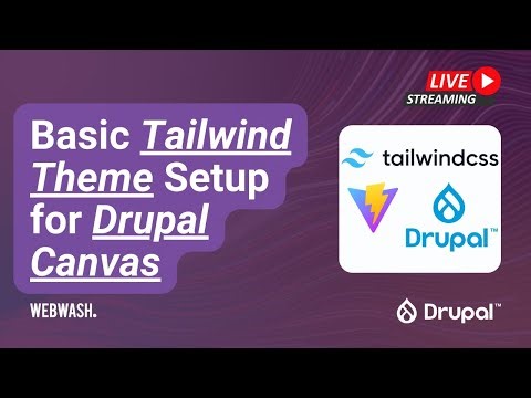 Basic Tailwind Theme Setup for Drupal Canvas