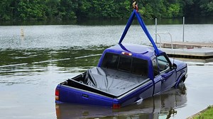 Pickup truck pulled out of Graham-Mebane Lake, police say
