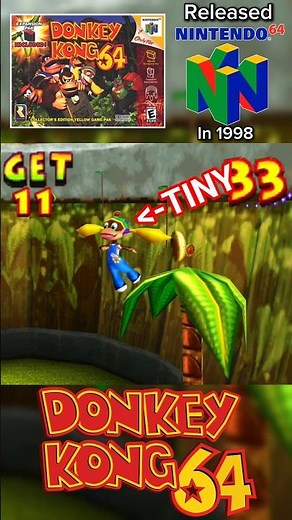 Retro Classic: Donkey Kong 64 👀 #retrogaming #nintendo #donkeykong64 #90s #00s #n64