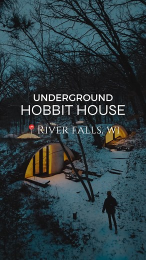 [ send this to someone who you want to visit with ] Can you believe there is an actual hobbit house located just 45 minutes from Minneapolis? This one-of-a-kind fully underground hobbit house is in my opinion THE most unique stay in the state of Wisconsin. Built in 1972, by local St. Croix Valley Architect Michael McGuire, this home has recently been updated by the current owner and styled in a beautiful aesthetic. The home is recognized by the Wisconsin Historical Society. McGuire was fond of F