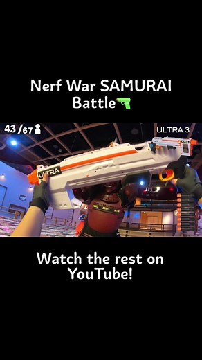 Nerf War SAMURAI Battle: Join the Action!