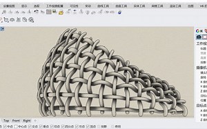 【M7】Grasshopper Weaverbird&Mesh 创建编织结构