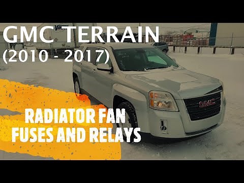 GMC Terrain - RADIATOR FAN FUSES AND RELAYS LOCATION (2010 - 2017)