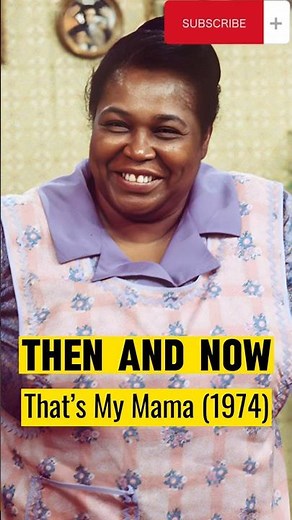 That’s My Mama (1974-2026) Cast Then and Now #tvseries