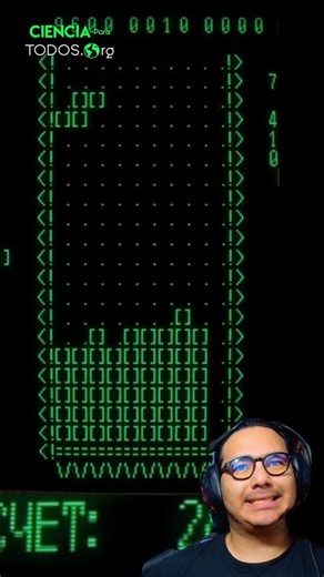 ASI SE VE EL PRIMER TETRIS DE 1984 #short #tetris #gaming #gamingshorts #gamer