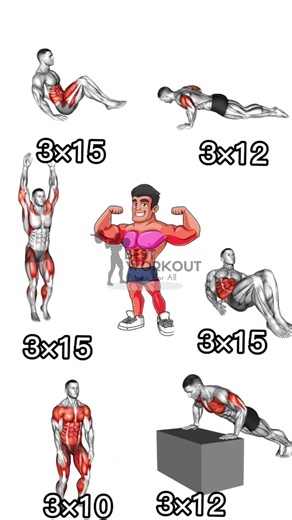 Full Body Workout at Home 🔥 (No Gym Needed!) #shorts