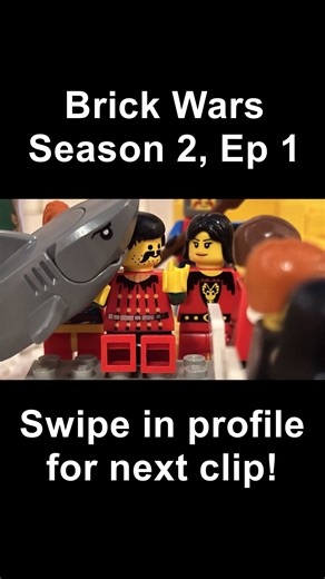 BRICK WARS, Season 2, Episode 1. Full episodes on YouTube! Just search “Original Lab Studios” #BRICKWARS #lego #stopmotion