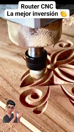 18K views · 126 reactions | Aunque a muchos lo les guste , el router CNC es una de las mejores maquinas en lo que es avance de la tecnología para la Carpinteria , te facilita el trabajo y puedes generar ingresos que nunca imagínaste, claro es cuestión de saberlo trabajar | Artesanía luathi-mobiliarios para eventos y mas | Facebook