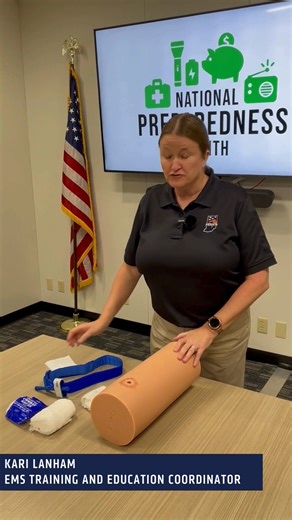 1.7K views · 18 reactions | Do you know how to save a life during a bleeding emergency? Learn the basics: call 911, find the wound and apply pressure. Stop the Bleed courses, which are available across Indiana. Get trained today! Visit getprepared.in.gov to learn more. #StopTheBleed #Preparedness #FirstAid | Indiana Department of Homeland Security | Facebook