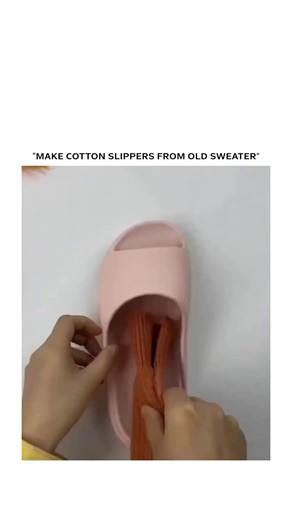Zeeldom on Instagram: "This post features a 17-second tutorial showing how to upcycle an old sweater into fluffy cotton slippers using simple cutting, folding, and hand-sewing techniques for a cozy, zero-waste result. Shared by @interesting_aIl, the craft-focused account, the video quickly gained traction with 3,393 likes and 356,657 views after its December 19, 2025 release. Comments blend excitement and humor, with viewers joking about slippery floors and durability, reinforcing the slippers’