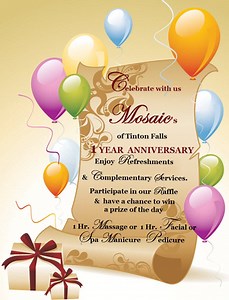 Win a Spa Service at Mosaic Wellness & Beauty in Tinton Falls!