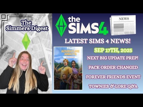 🌴 BIG Sims 4 News! Pack Order Shake-Up, Forever Friends Event & Next Update Prep 🕒