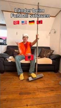 Länder beim Fußball schauen😅 #fußball #comedy #parodie #lustig #worldcup