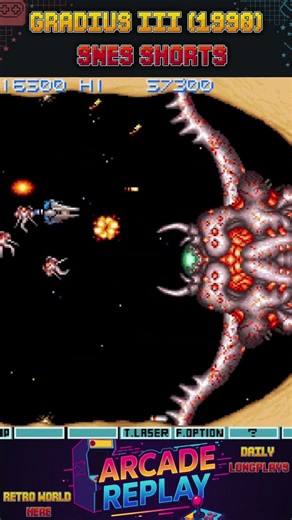 🎮 Gradius III (1990) – SNES Retro Shorts #retrogaming #snes #longplay