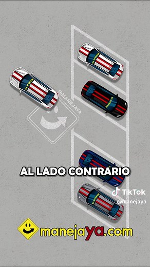 Cómo estacionarte en diagonal fácilmente