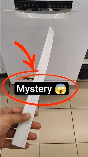 Bosch Dishwasher Mystery Strip Solved! ✅ 🧐😱😯 || #bosch #dishwasher #trending