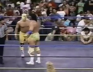 117K views · 772 reactions | On July 27, 1991 WCW World Championship Wrestling aired on TBS from the Oakland Coliseum in Oakland, California. Take a look back as Yellow Dog with Tom Zenk takes on the Diamond Studd (Scott Hall) with Diamond Dallas Page. Yellow Dog would eventually be revealed as Brian Pillman. The Yellow Dog was a gimmick originally used by Barry Wyndham in Florida in 1984. | Davenport Sports Network | Facebook