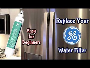 Replace GE Refrigerator Water Filter - French Doors - Bottom Freezer & Side-by-Side - RPWFE - DIY