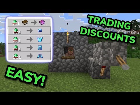 EASY 1.21 VILLAGER TRADING HALL TUTORIAL in Minecraft Bedrock (MCPE/Xbox/PS4/Nintendo Switch/PC)