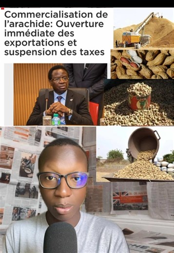 Exportations d'arachide vers la Chine : Initiative du gouvernement