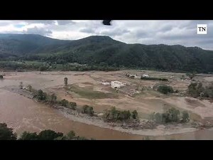 Tennessee and North Carolina flooding damage seen by Govs. Bill Lee, Roy Cooper in Helene aftermath