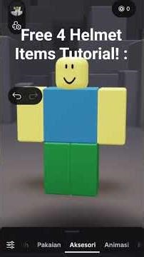 Free Helmet Item Tutorial!#roblox#fyp#item#tutorial