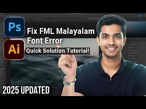 FML Malayalam Font Not Working ? Easy Fix | Solve Malayalam Font Issue in Photoshop | Illustrator