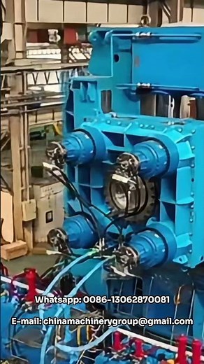 plate rolling machine for pressure vessel manufacturing
