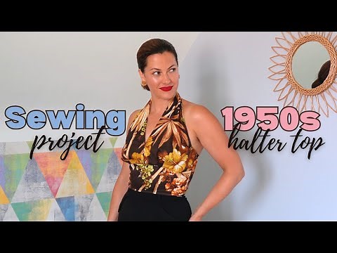 Making A 1950s Top From A VINTAGE PATTERN