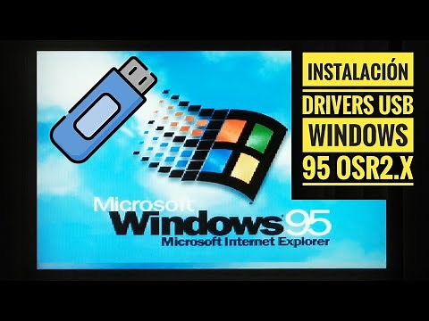 How to install USB support and use a USB flash drive in Windows 95 with XUSBsupp drivers