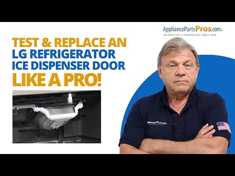 The FASTEST Way to Fix Your LG Refrigerator's Ice Dispenser Door!