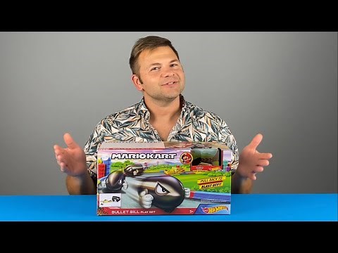 Bullet Bill Play Set - Hot Wheels Mario Kart - Unboxing, Assembly, & How It Works