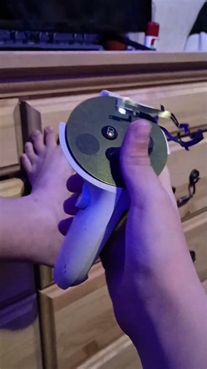 how to get quest 3 controllers using a quest 2 controller. #vr #tips #viral #shorts