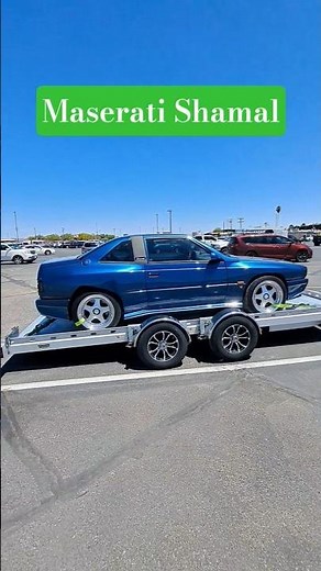 "Maserati Shamal: V8 Power & Timeless Style in Action!"