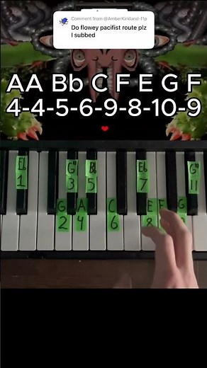 Undertale Finale - Flowey Pacifist Piano Tutorial #shorts #undertale #pianotutorial #flowey #easy