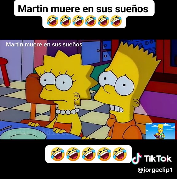 Martin muere en sus sueños 😂🤣 #lossimpsonlatino #lossimpsons_tiktok #lossimpsonlatinos #lossimpsonsjeje #lossimpson #lossimpsons