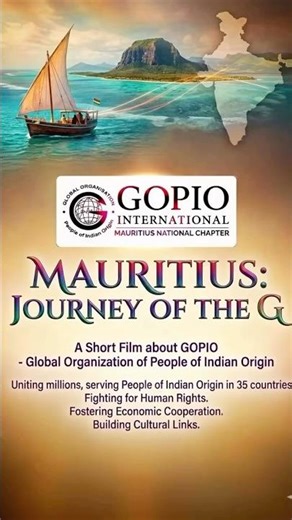 Gopio international Maurtius short film 10 April 2026.